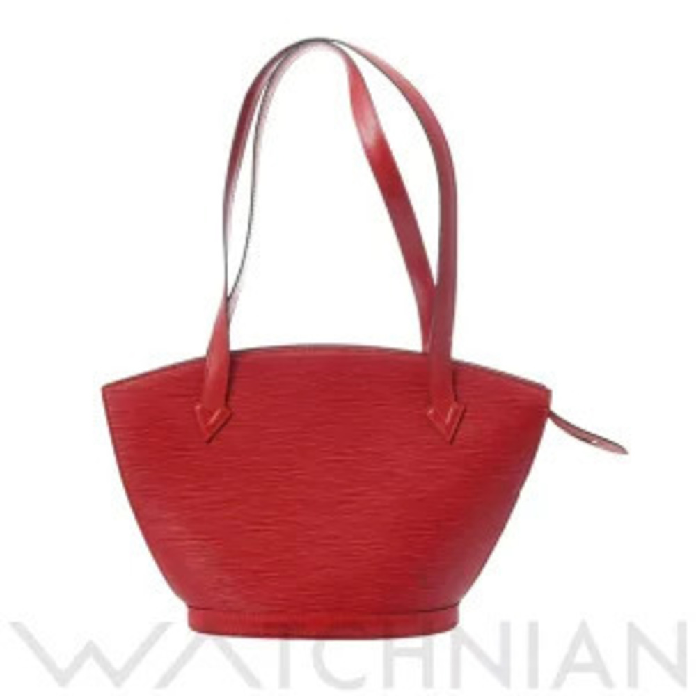 Louis Vuitton Epi Bag Jacques Castilian Red Shoulder Leather Shopping Saint - Picture 2 of 7
